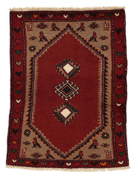  Persian Kelardasht Rug 77X103 Black/Brown (Wool, Persia/Iran)