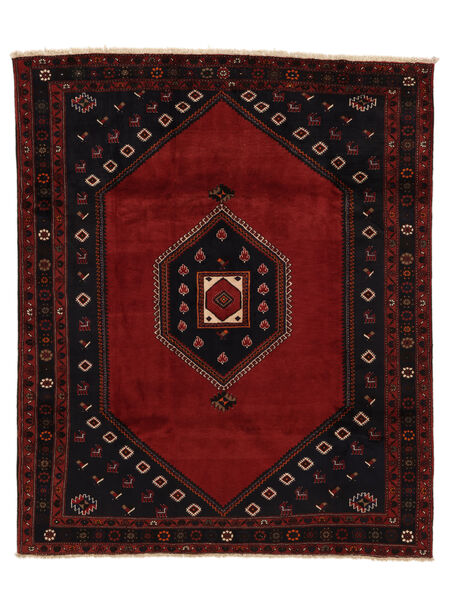  Klardasht Covor 205X250 Persan Lână Negru/Dark Red Carpetvista