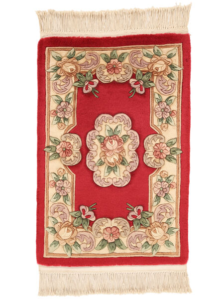  China 90 Line Rug 60X90 Dark Red/Beige Carpetvista