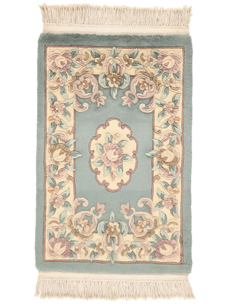  Oriental China 90 Line Rug 60X90 Beige/Green Wool, China Carpetvista