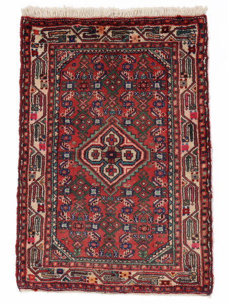  Persian Asadabad Rug 60X87 Black/Dark Red Carpetvista