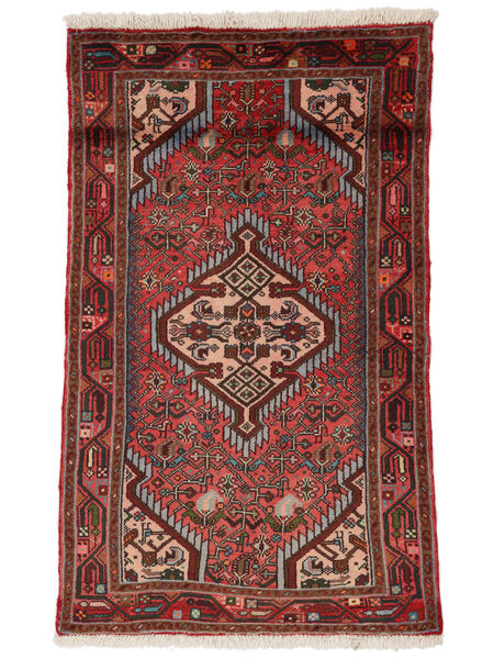  75X125 Medallion Small Hamadan Rug Wool, Carpetvista