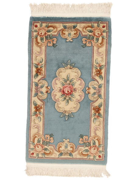  69X122 Medaille Hoogpolig Vloerkleed Klein China 90 Line Wol, Carpetvista