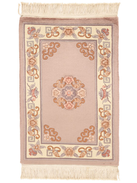  Orientalischer China 90 Line Teppich 60X90 Orange/Braun Wolle, China Carpetvista