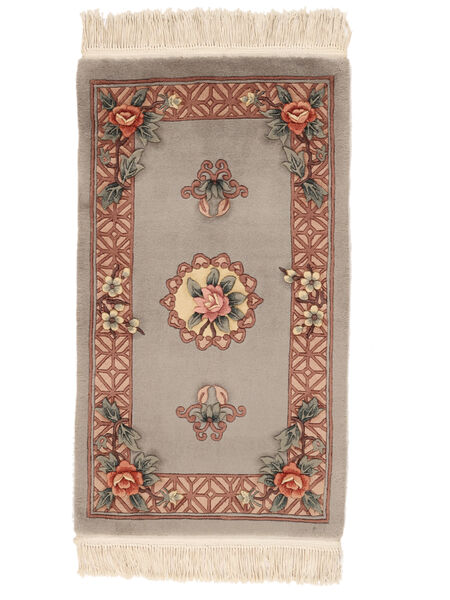  China 90 Line Teppich 69X122 Braun/Orange Carpetvista