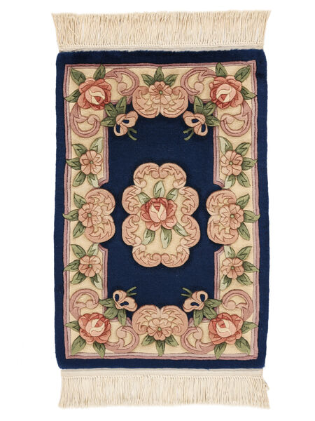 China 90 Line Vloerkleed 60X90 Bruin/Zwart Wol, China Carpetvista