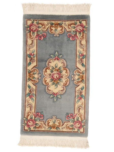  Oriental China 90 Line Rug 68X122 Brown/Beige Wool, China Carpetvista