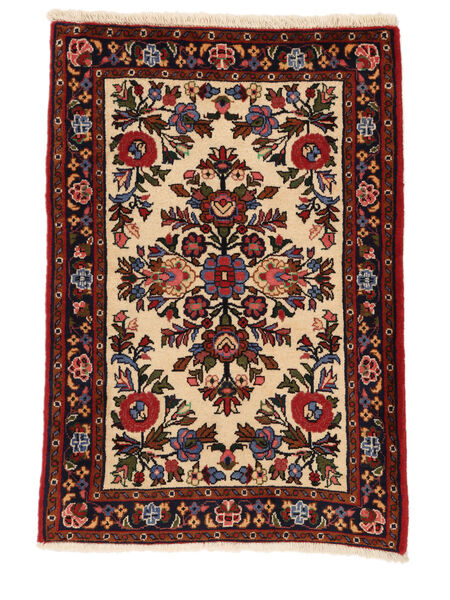  Persian Sarouk Rug 71X105 Black/Dark Red (Wool, Persia/Iran)