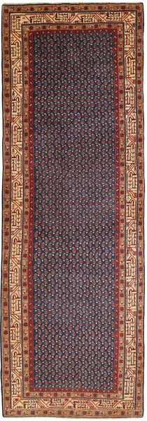  Persian Sarouk Mir Rug 107X315 Black/Dark Red