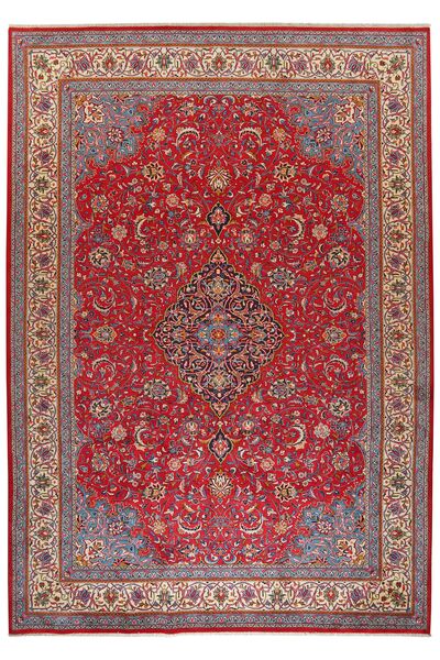  Sarouk Rug 250X357 Persian Wool Dark Red/Black Large