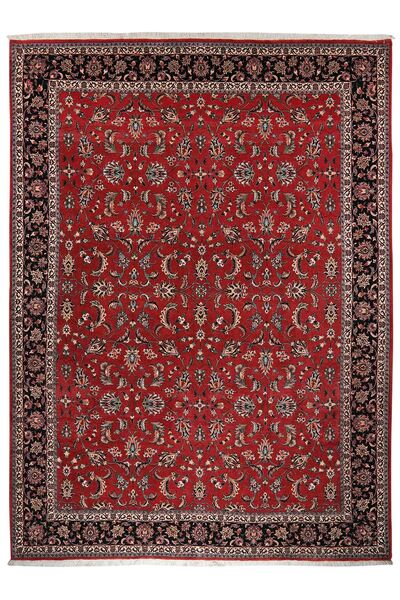 Tappeto Orientale Bidjar Con Di Seta 250X347 Rosso Scuro/Nero Grandi (Lana, Persia/Iran)