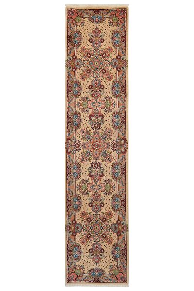  Persian Sarouk Rug 70X300 Runner
 Brown/Black (Wool, Persia/Iran)