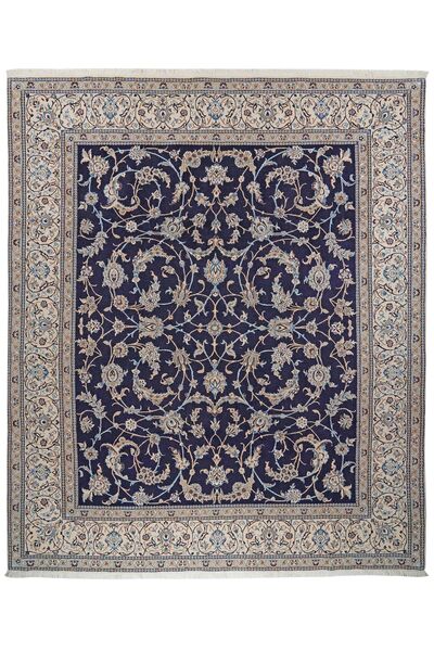  Persian Nain 9La Rug 248X290 Dark Grey/Black