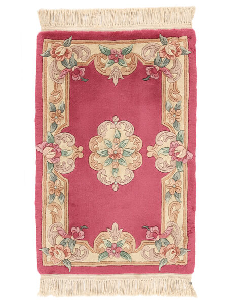 60X90 China 90 Line Vloerkleed Oosters Donkerrood/Bruin (Wol, China) Carpetvista