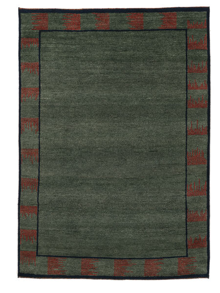 Gabbeh Rustic Teppich 169X240 Schwarz Wolle, Persien/Iran Carpetvista