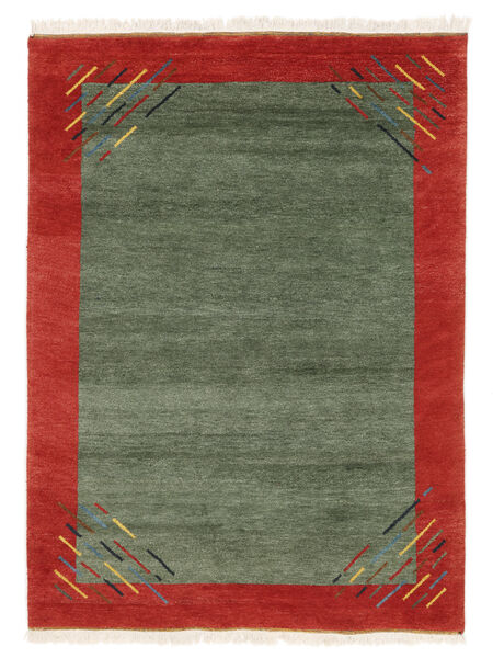  Persian Gabbeh Rustic Rug 174X237 Dark Green/Dark Red (Wool, Persia/Iran)