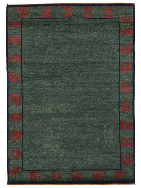 Tappeto Persiano Gabbeh Rustic 174X243 Nero/Rosso Scuro (Lana, Persia/Iran)