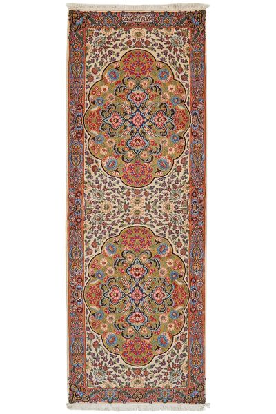  73X205 Floral Pequeno Kerman Tapete Lã