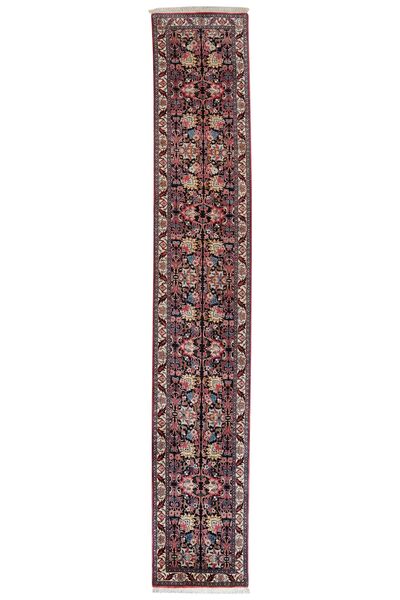  65X391 Medallion Small Bidjar With Silk Rug Wool