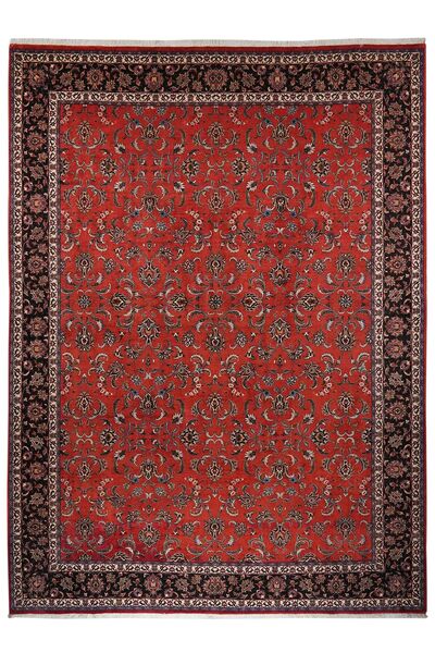 Alfombra Oriental Bidjar Con De Seda 254X352 Rojo Oscuro/Negro Grande (Lana, Persia/Irán)