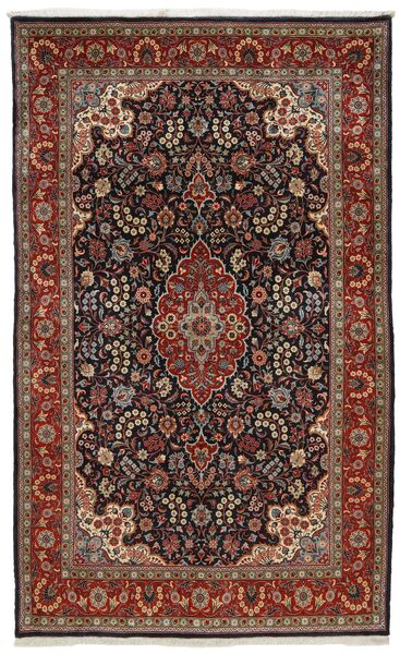  Persialainen Sarouk Matot Matto 149X245 Musta/Ruskea (Villa, Persia/Iran)