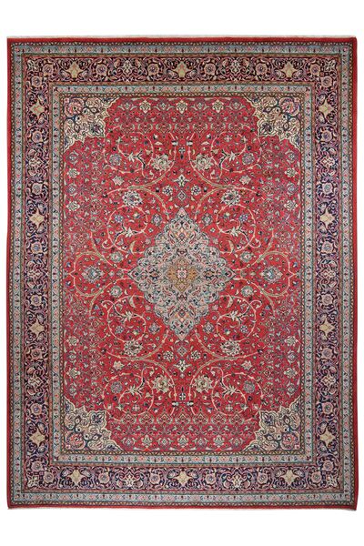  Persian Sarouk Rug 273X371 Dark Red/Brown Large (Wool, Persia/Iran)