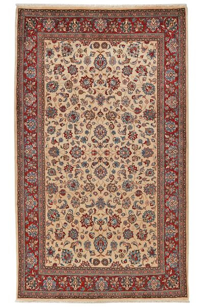  Orientalischer Sarouk Teppich 144X245 Braun/Dunkelrot Wolle, Persien/Iran