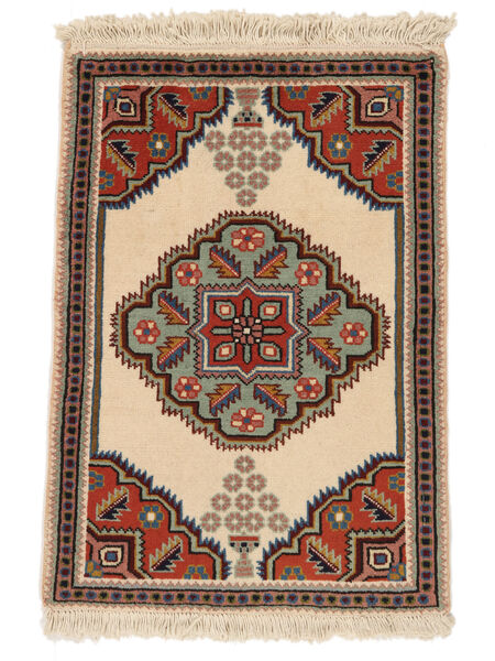 65X92 Alfombra Oriental Tabriz Beige/Negro (Lana, Persia/Irán) Carpetvista