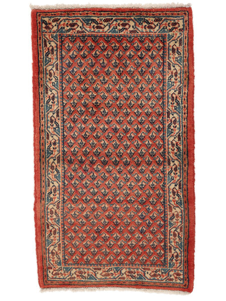  72X127 Hamadan Tæppe Mørkerød/Brun Persien/Iran Carpetvista