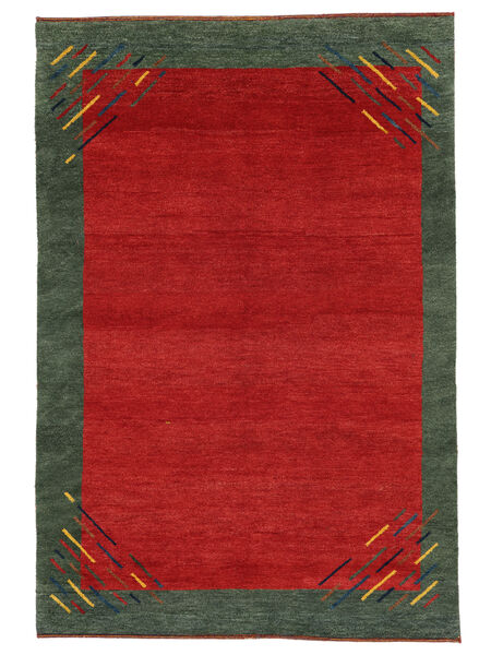 Tappeto Persiano Gabbeh Rustic 164X240 Rosso Scuro/Nero (Lana, Persia/Iran)