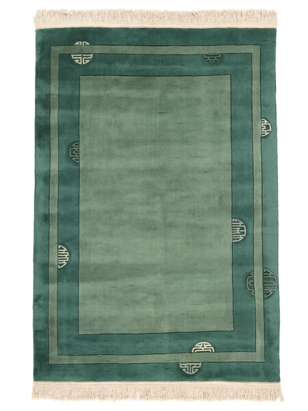  140X200 China 90 Line Rug Dark Green/Green China Carpetvista