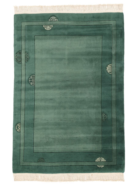  China 90 Line Rug 140X200 Dark Green/Black Carpetvista