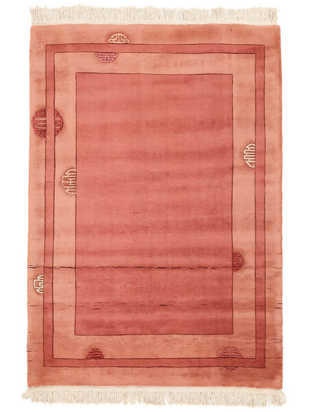 140X200 China 90 Line Rug Oriental Red/Dark Red (Wool, China) Carpetvista