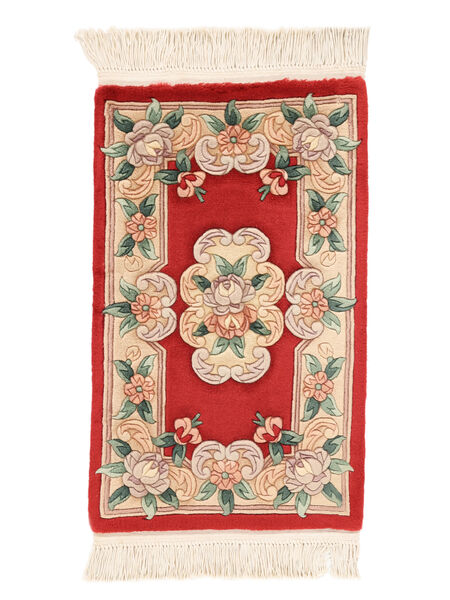  52X86 Medallion Tappeto Peloso Piccolo Cinesi 90 Line Lana, Carpetvista