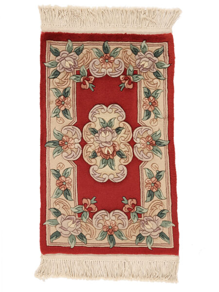 52X86 China 90 Line Vloerkleed Oosters Bruin/Donkerrood (Wol, China) Carpetvista