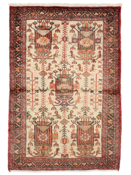 Alfombra Oriental Koliai 90X125 Rojo Oscuro/Marrón (Lana, Persia/Irán)