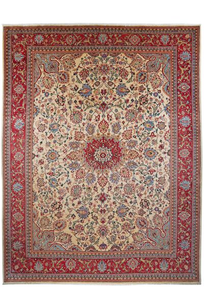  Sarouk Rug 284X370 Persian Wool Brown/Dark Red Large