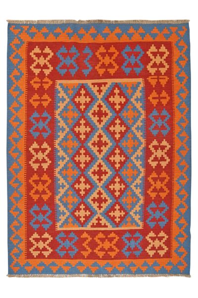 154X203 Kilim Qashqai Teppich Orientalischer Dunkelrot/Rot ( Persien/Iran)
