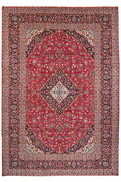  246X353 Keshan Vloerkleed Donkerrood/Zwart Perzië/Iran