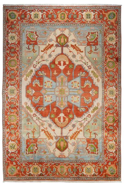 Alfombra Oriental Heriz 262X333 Marrón/Naranja Grande (Lana, Persia/Irán)