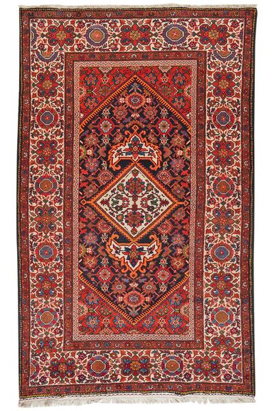 159X264 Farahan Rug Oriental Dark Red/Black (Wool, Persia/Iran)