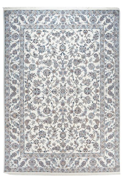 Alfombra Oriental Nain 246X350 Gris/Gris Oscuro (Lana, Persia/Irán)