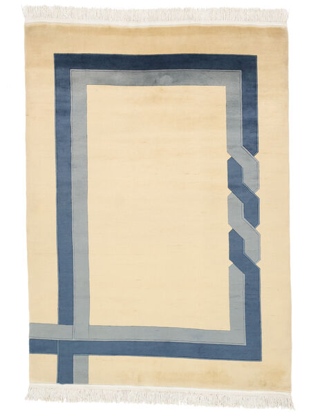  China 90 Line Rug 170X230 Beige/Dark Blue Carpetvista