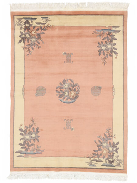  Oriental China 90 Line Rug 170X230 Orange/Beige Wool, China Carpetvista