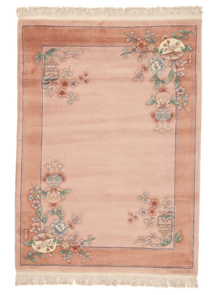  Orientalsk Kina 90 Line Tæppe 170X230 Brun/Orange Uld, Kina Carpetvista