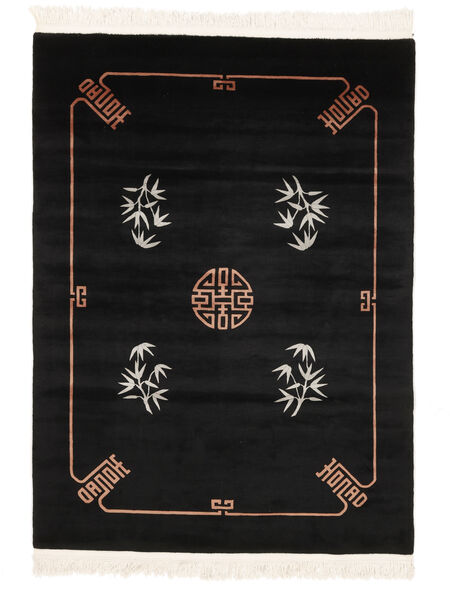 Alfombra Oriental China 90 Line 170X230 Negro/Beige (Lana, China)