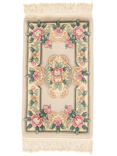  52X89 Medallion Tappeto Peloso Piccolo Cinesi 90 Line Lana, Carpetvista