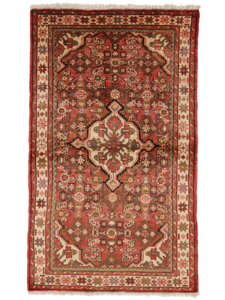 100X170 Hosseinabad Fine Teppe Orientalsk Mørk Rød/Brun (Ull, Persia/Iran) Carpetvista