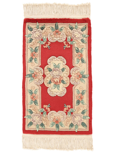  China 90 Line Rug 52X88 Beige/Dark Red Carpetvista