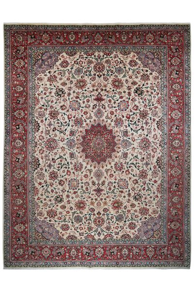  275X367 Sarouk Vloerkleed Bruin/Donkerrood Perzië/Iran